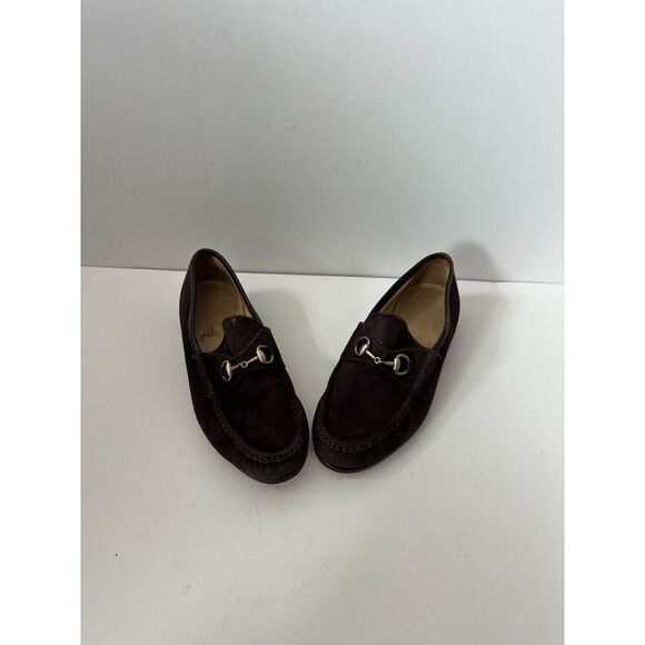 GUCCI Moccasins Horsebit Gold Hardware Loafers - Picture 1 of 7